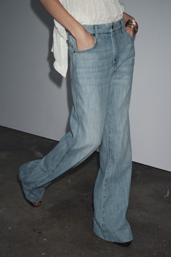 ZW COLLECTION DÜŞÜK BEL İSPANYOL PAÇA JEAN - از برند زارا