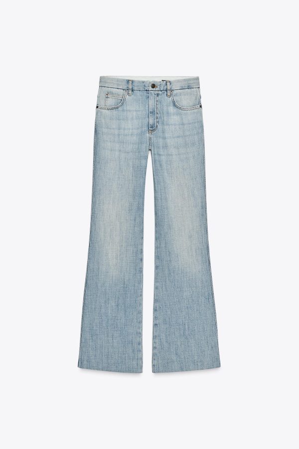ZW COLLECTION DÜŞÜK BEL İSPANYOL PAÇA JEAN - از برند زارا