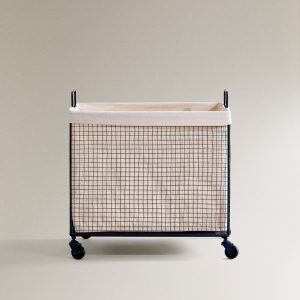 سبد اسباب‌بازی کودک با اسکلت فلزی از برند زارا