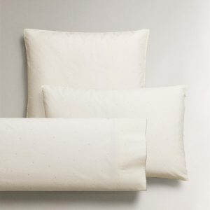 بالش‌کوفه‌ای پنبه‌ای طرح ماه و ستاره از برند زارا