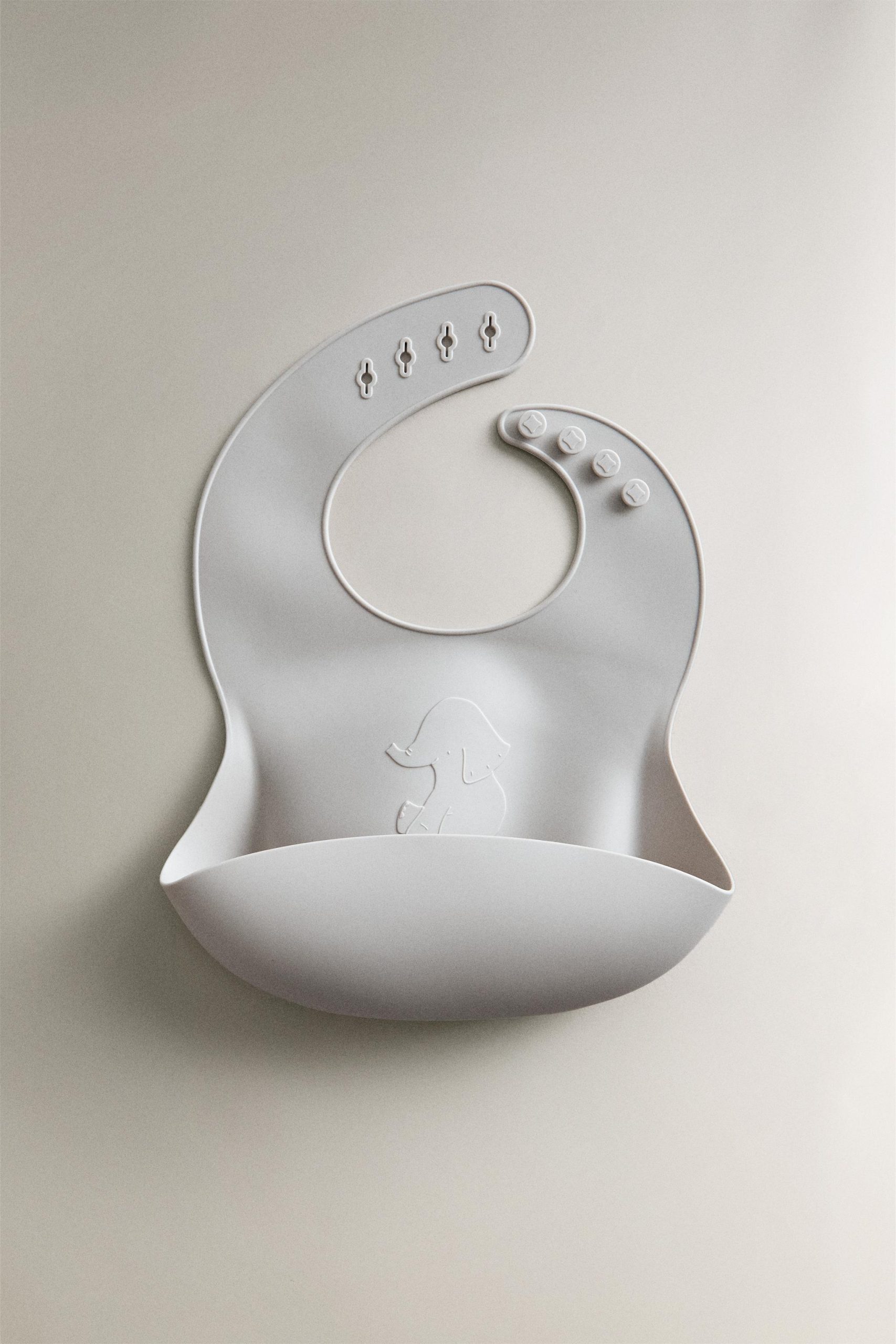 پیشبند سیلیکونی نوزاد طرح فیل از برند زارا