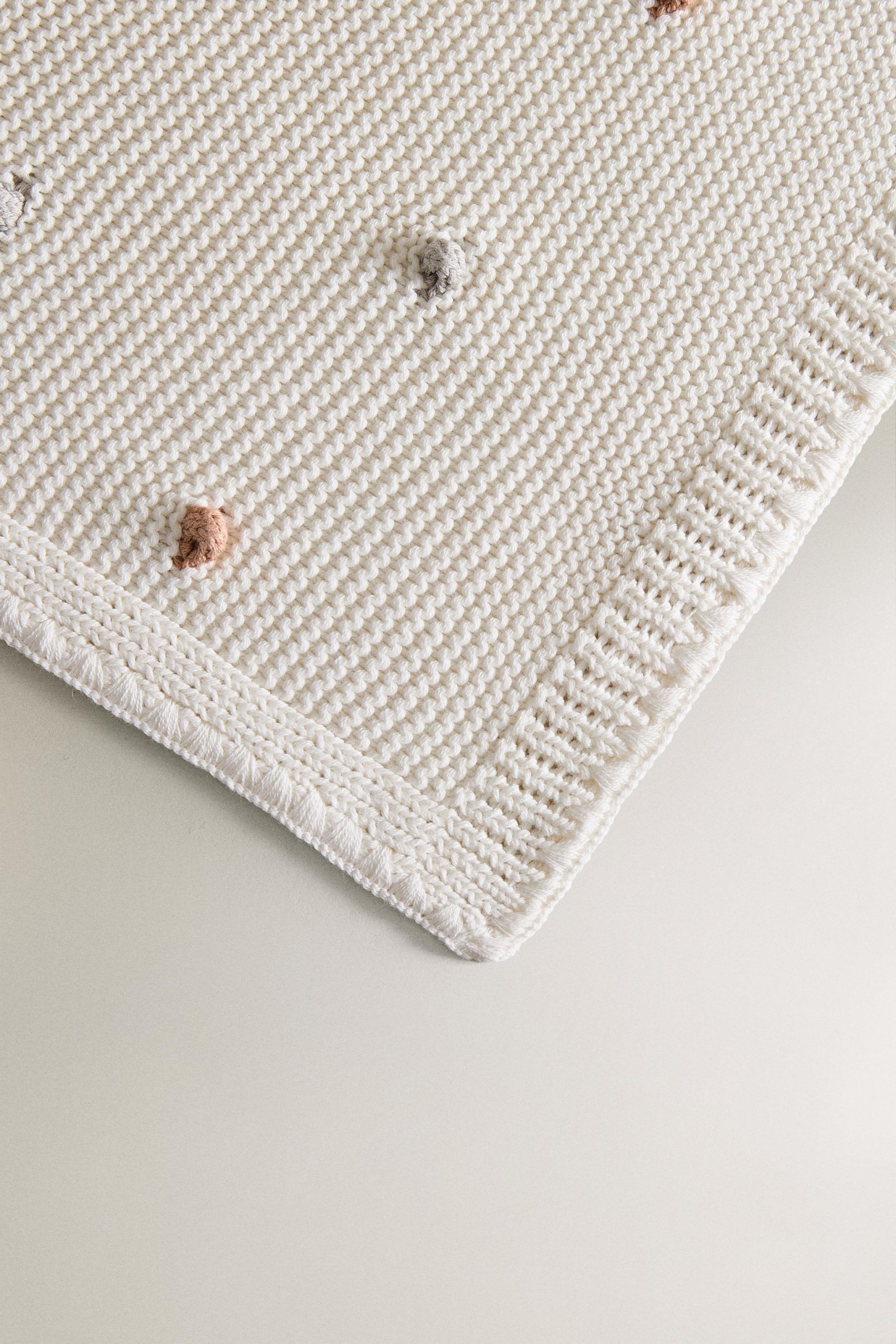 پتو بافتنی کودک از برند زارا