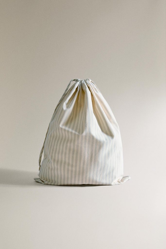 کیسه لباس پنبه‌ای راه‌راه کودک از برند زارا