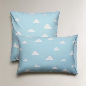 کلاهک بالش کودک طرح ابر پنبه‌ای از برند زارا