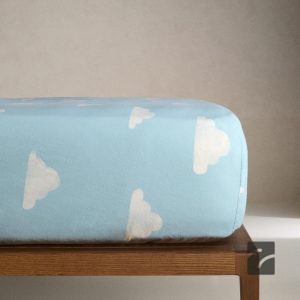 چادر زیر تشک کودک طرح ابر پنبه‌ای از برند زارا