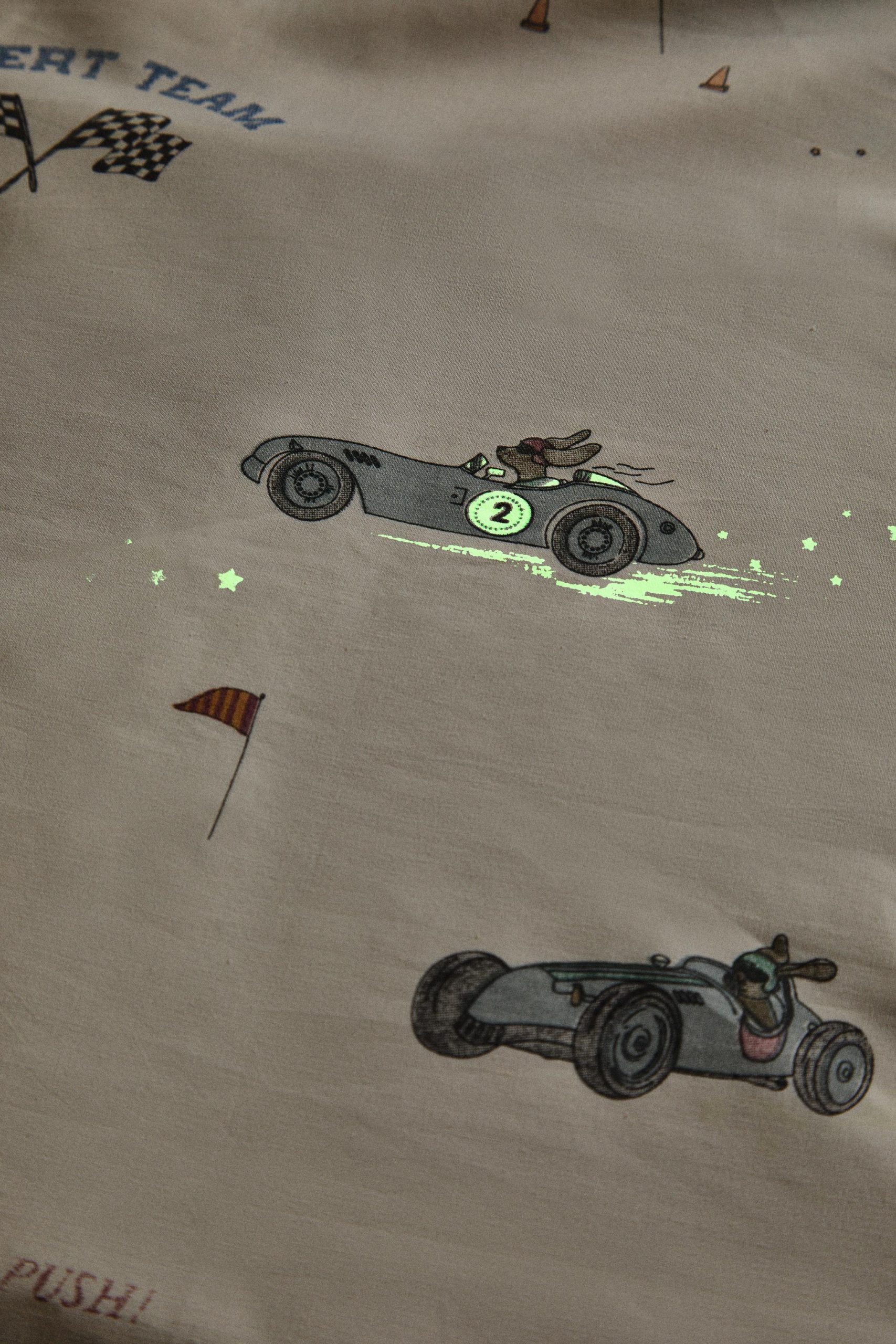 روکش زیر تشک کشدار کودک با طرح سگ از برند زارا