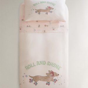 ست روتختی دو رو کودک با موتیف سگ از برند زارا