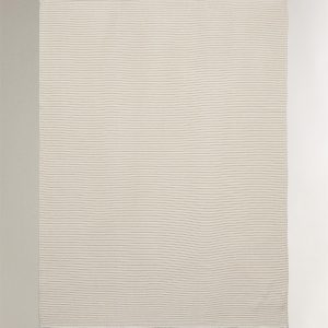 پتو خط‌دار پنبه‌ای و ابریشمی کودک از برند زارا