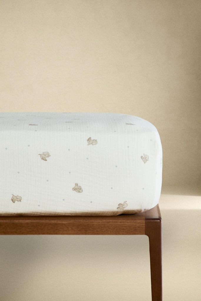 چادر زیر تشکی کودک پنبهای فیل از برند زارا