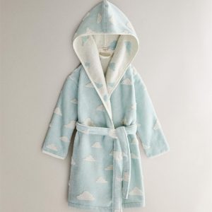 بورنوش کودکانه طرح ابر نرم و پنبه‌ای از برند زارا