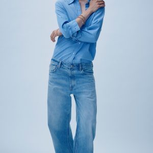 TRF DÜZ KESİ LOOSE ORTA BEL JEAN - از برند زارا