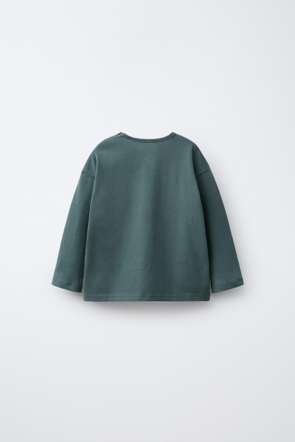 بسته تیشرت سهتایی یقه دوچرخهای از برند زارا (بچه گانه)