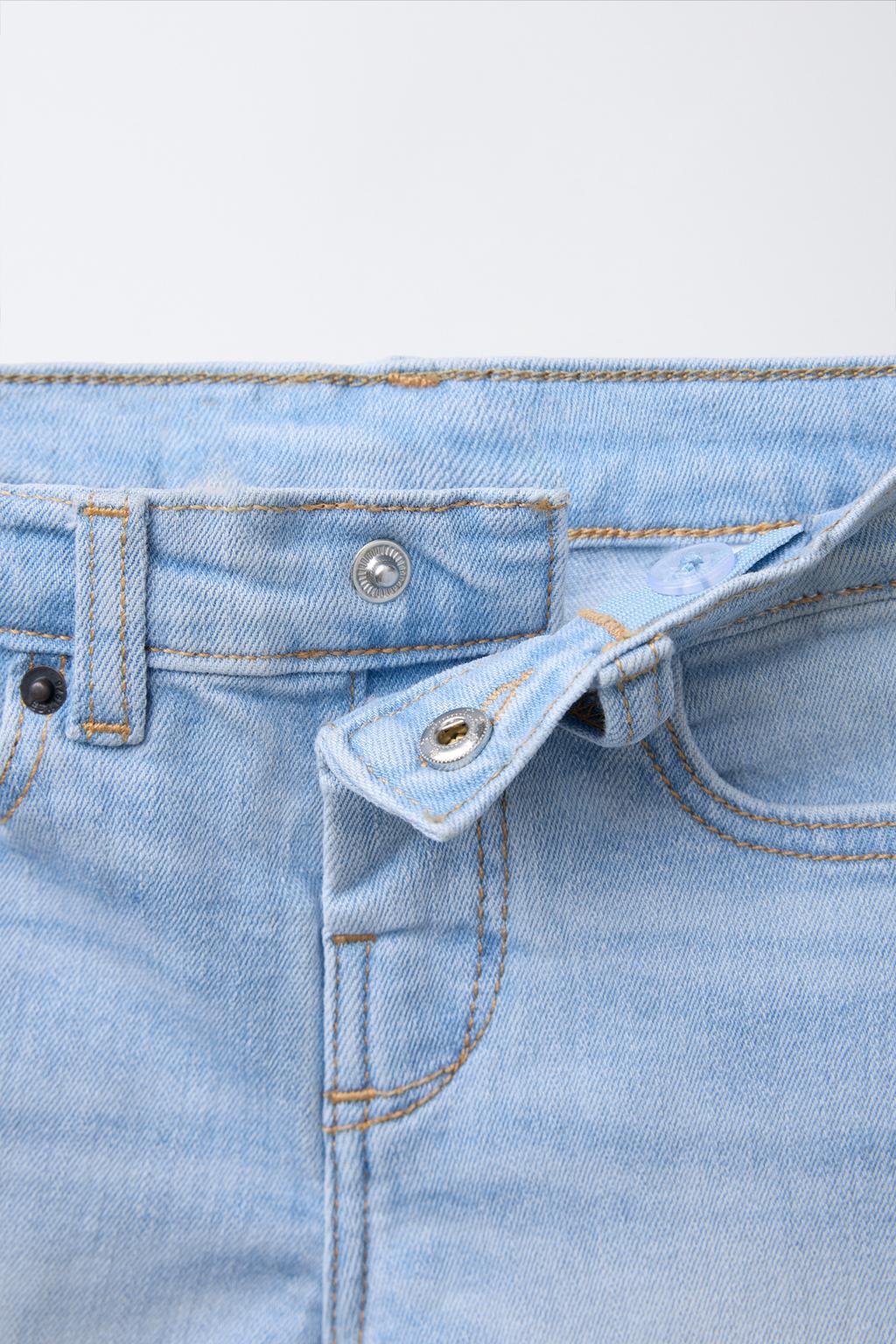 شلوارک برمودا با بند کمر و جیب از برند زارا