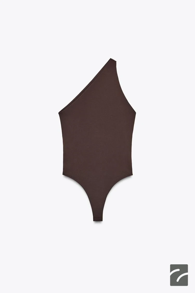 بادی یقه نامتقارن با بند عریض از برند زارا (زنانه)