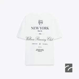 تی‌شرت پنبه‌ای یقه گرد با گلدوزی از برند زارا (زنانه)