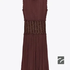 لباس بلند زنانه یقه گرد بدون آستین از برند زارا (زنانه)