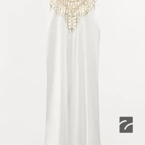 لباس میدی پنبه‌ای با جزئیات کوردون از برند زارا (زنانه)