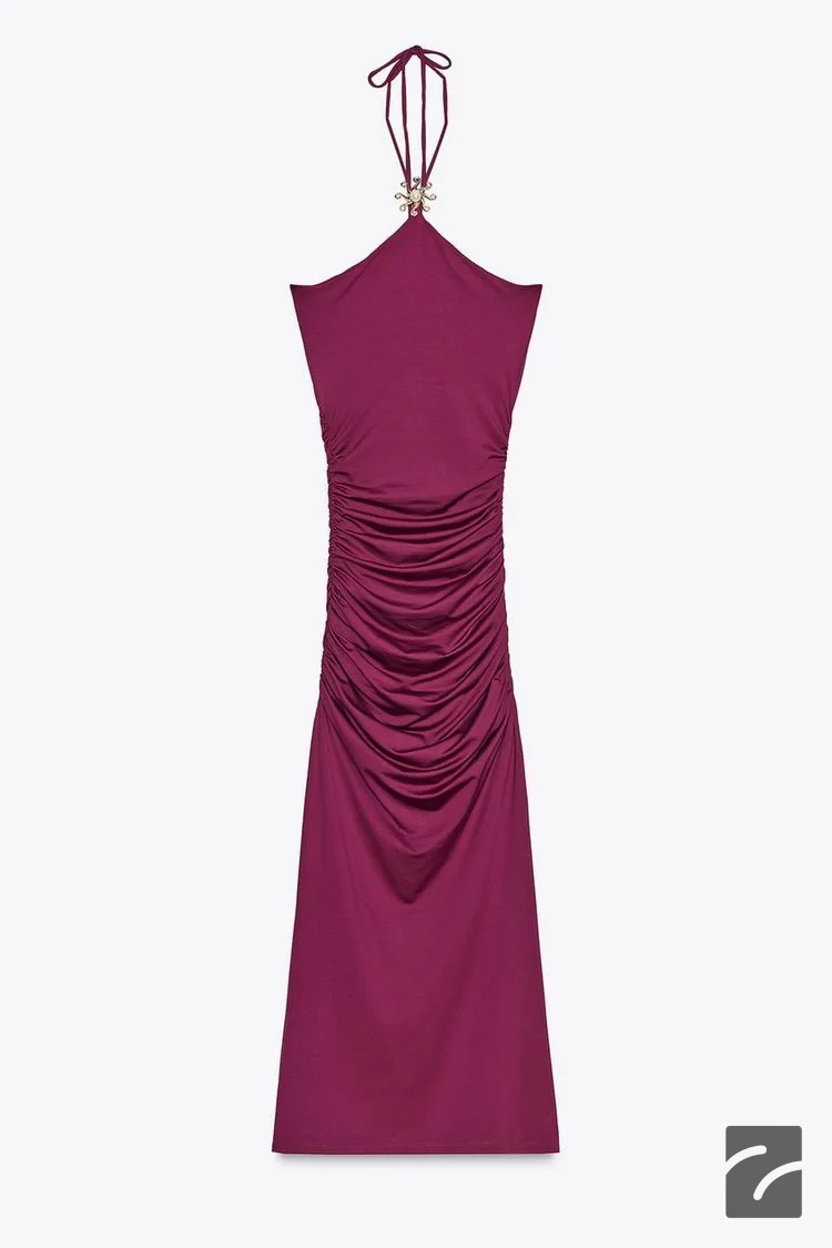 لباس یقه هالتر با آویز خورشید از برند زارا (زنانه)