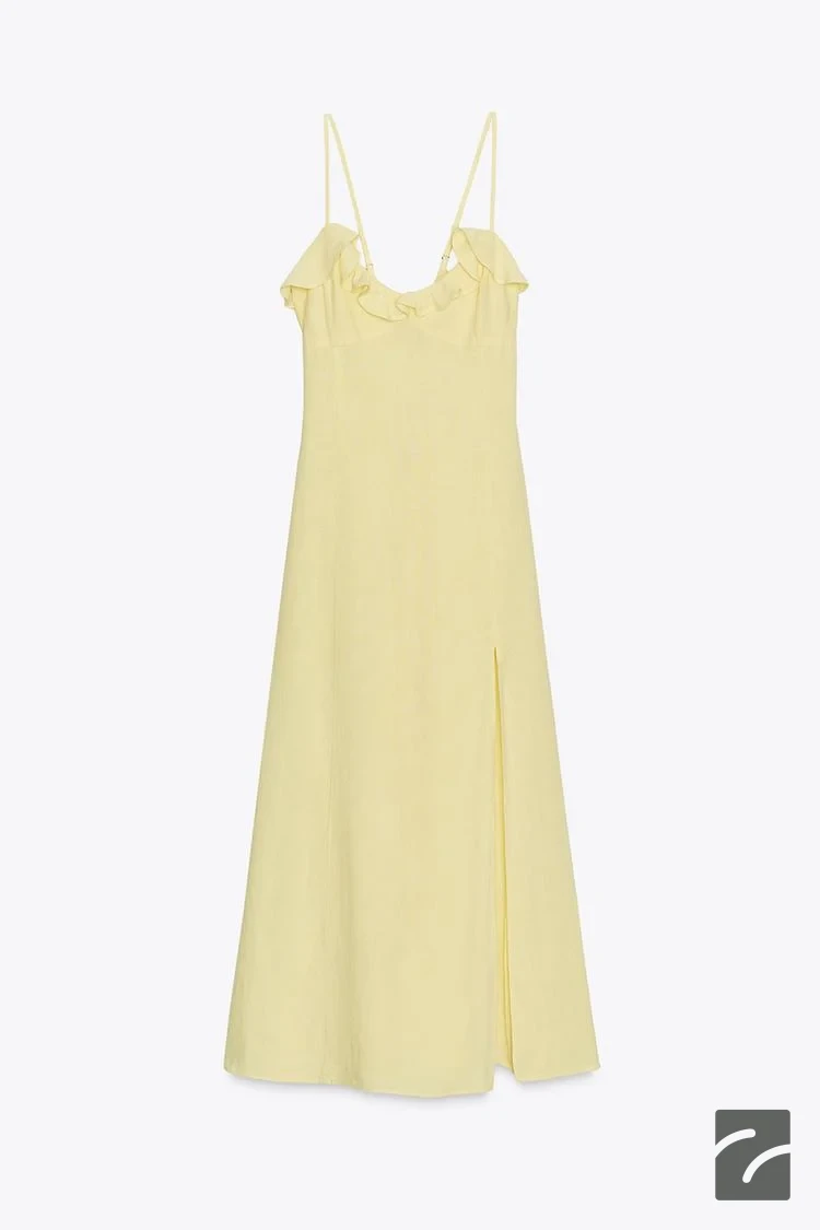 لباس زنانه یقه گرد با زیپ مخفی از برند زارا (زنانه)