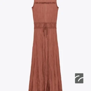 پیراهن بدون آستین با دامن چین‌دار از برند زارا (زنانه)