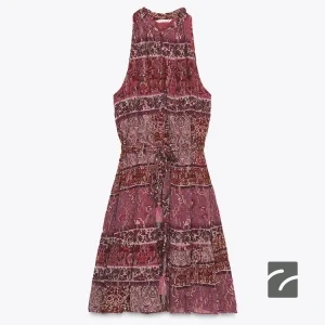 پیراهن بدون آستین با یقه بیسیکلت از برند زارا (زنانه)