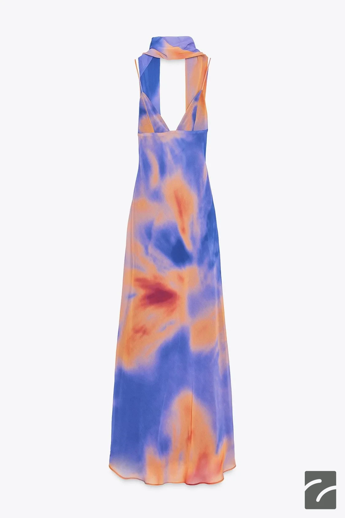 پیراهن بلند با طرح فوالار - از برند زارا (زنانه)