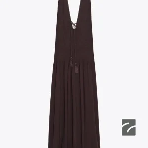 پیراهن دکلته هالتر با بند آویزان از برند زارا (زنانه)