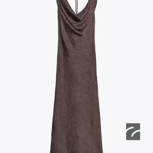 پیراهن دکمه‌دار با بند مرواریدی از برند زارا (زنانه)