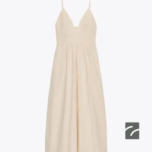 پیراهن میدی یقه V با جیب مخفی از برند زارا (زنانه)