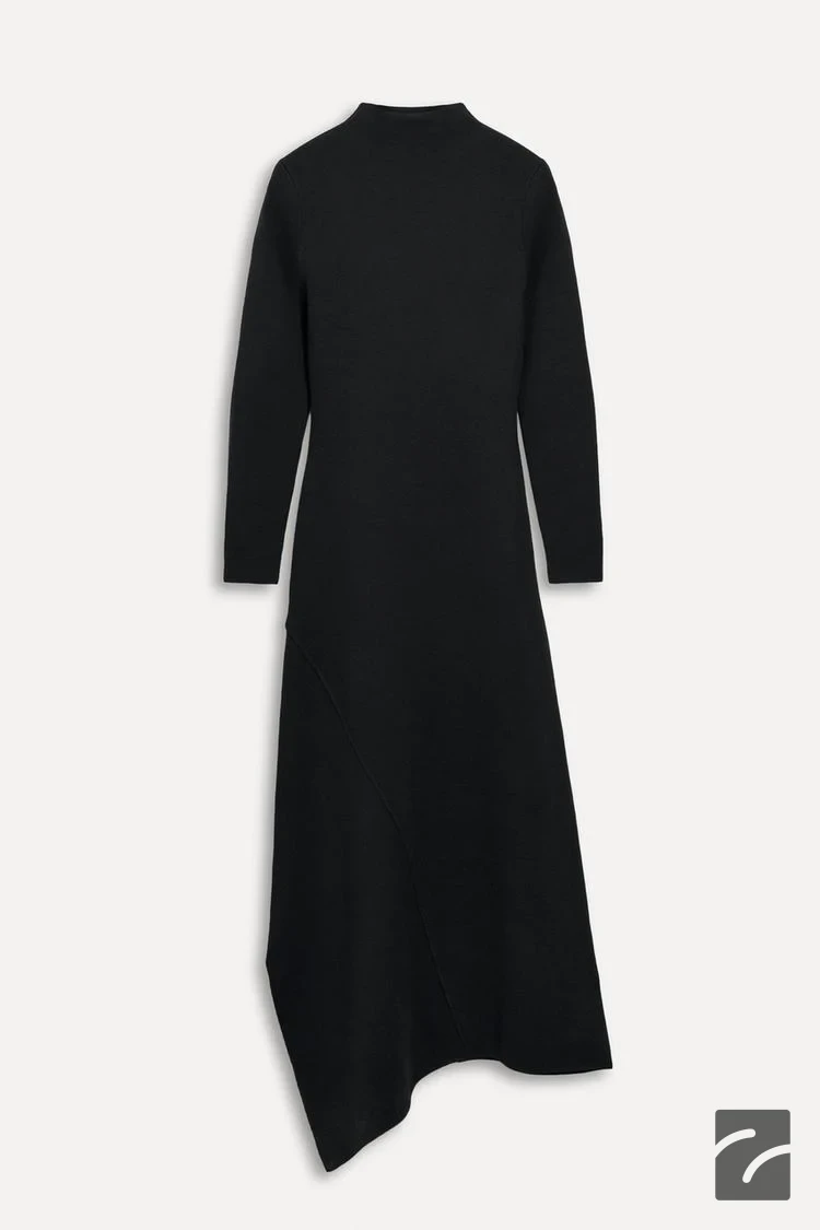 پیراهن پشمی یقه ایستاده آستین بلند از برند زارا (زنانه)