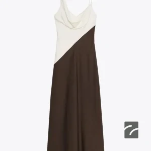 پیراهن آستین‌دار با یقه دکمه‌دار از برند زارا (زنانه)