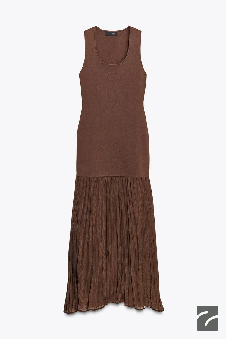 پیراهن یقهدار بدون آستین زنانه از برند زارا (زنانه)