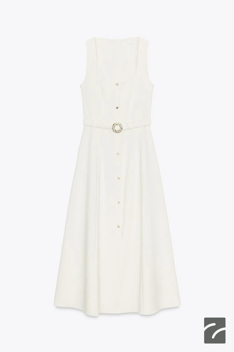 شلوار جین کمر بلند و عریض از برند زارا (زنانه)