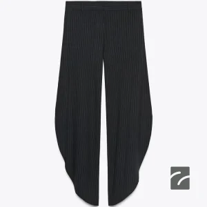 شلوار زنانه ویسکوز با طراحی نامتقارن از برند زارا (زنانه)