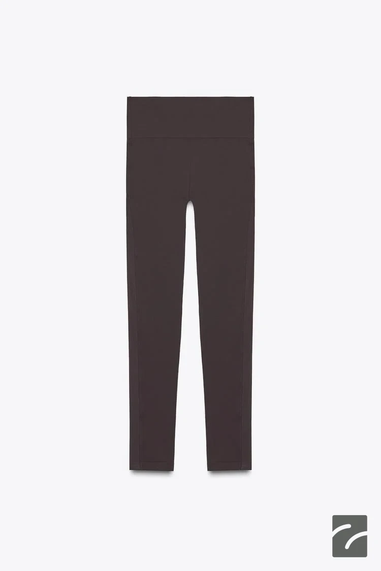 تایتس کمر بلند با پارچه توری از برند زارا (زنانه)