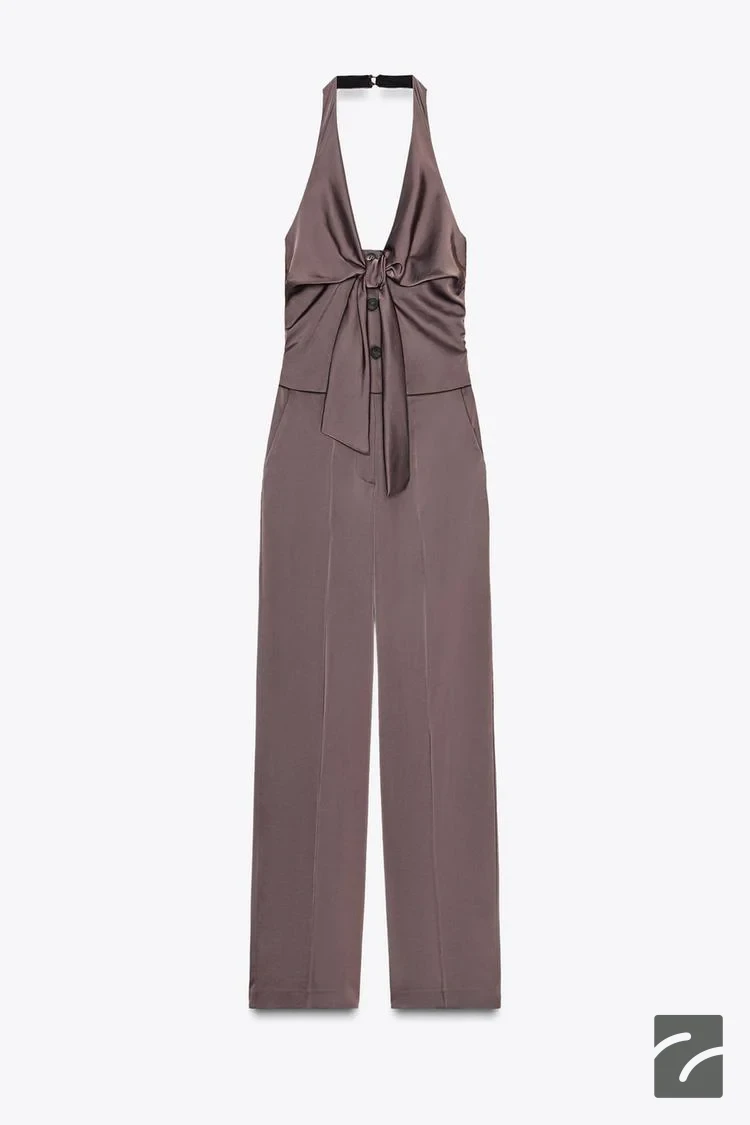 تولید یکسره یقه هالتر با جیب از برند زارا (زنانه)