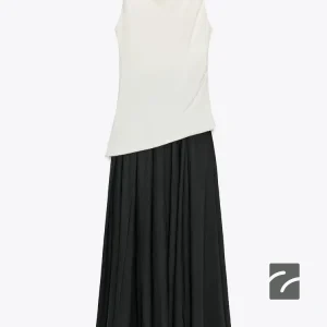 ZW COLLECTION KOMBİ HALTER YAKA ELBİSE - از برند زارا