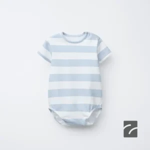 بادی یقه دوچرخه‌ای راه‌راه پنبه‌ای از برند زارا