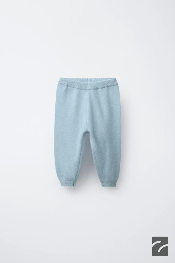 جگر کشمیری با کمر الاستیک و مچ‌دار از برند زارا (بچه گانه)