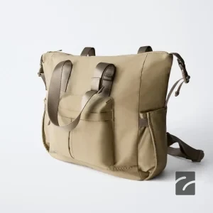 کیف کوله‌پشتی مادران باردار با زیراند از برند زارا (بچه گانه)