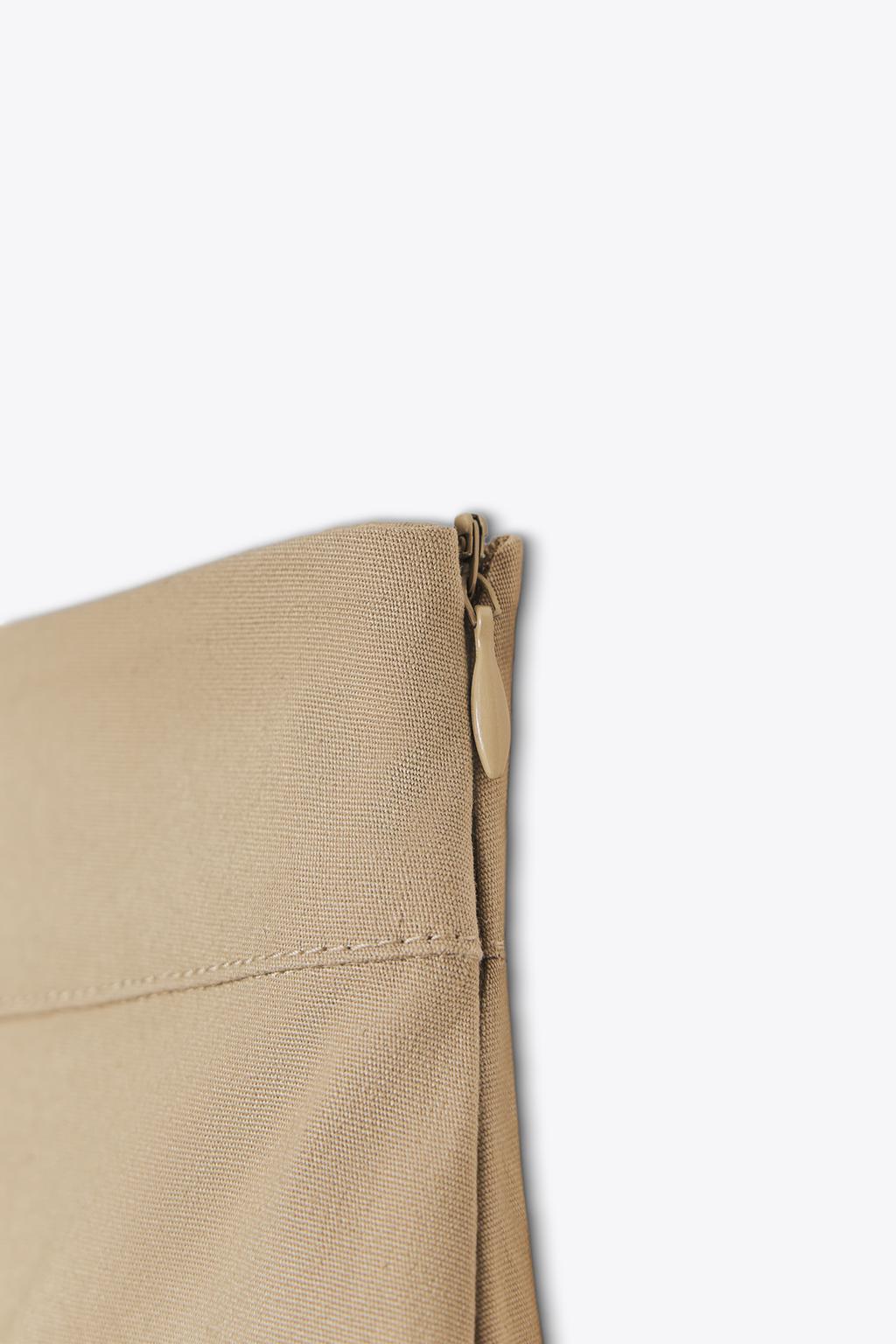 شورت دامن کمر بلند با جیب و زیپ از برند زارا (زنانه)