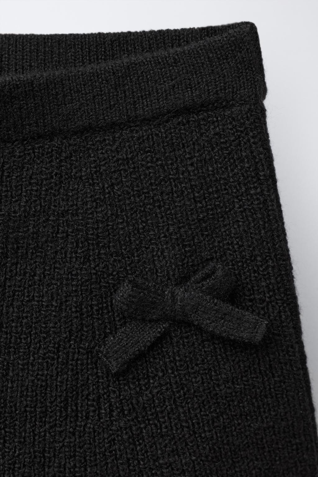 دامن بافتنی کمر الاستیک و فیلانک از برند زارا (بچه گانه)