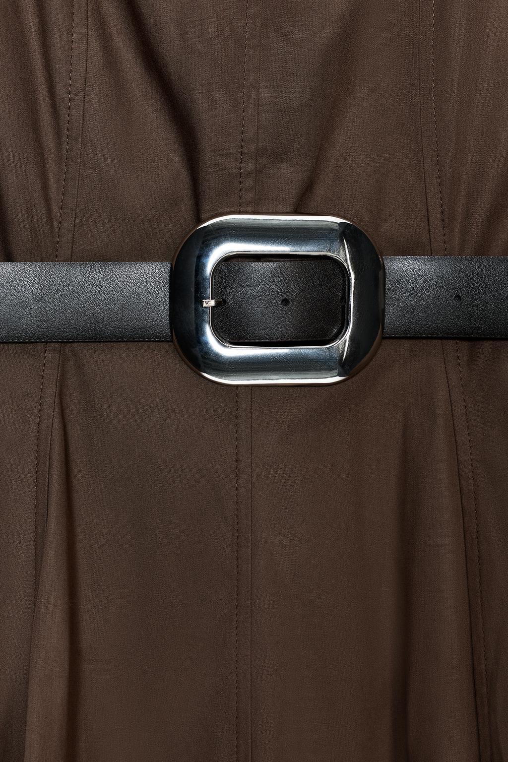 پیراهن یقهدار کلوش با کمربند از برند زارا (زنانه)